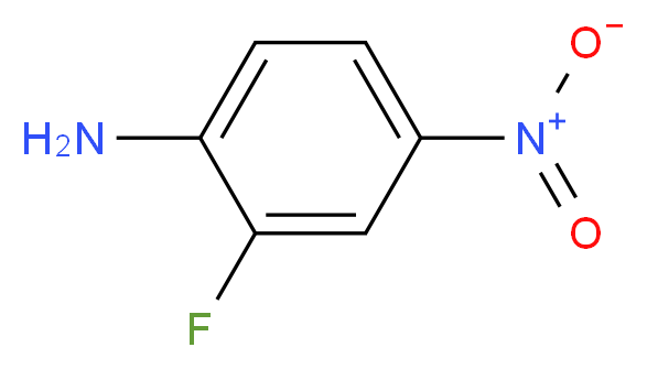 2-氟-4-硝基苯胺_分子结构_CAS_369-35-7)