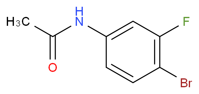 N-(4-bromo-3-fluorophenyl)acetamide_分子结构_CAS_351-30-4