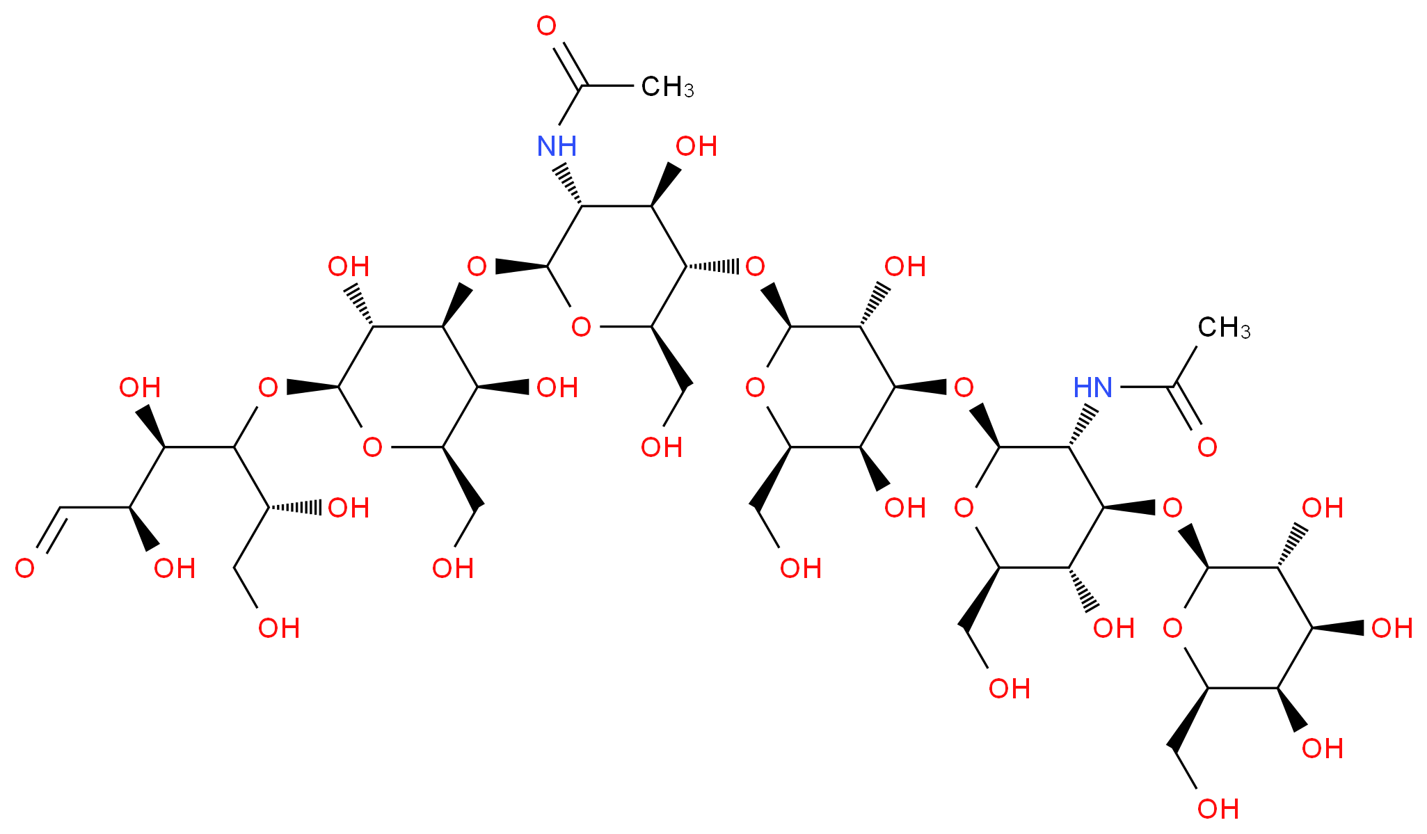 para-Lacto-N-hexaose_分子结构_CAS_64331-48-2)