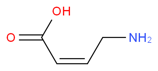(2Z)-4-aminobut-2-enoic acid_分子结构_CAS_55199-25-2