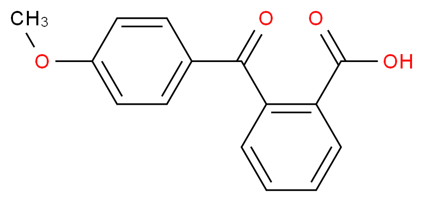 2-(4-methoxybenzoyl)benzoic acid_分子结构_CAS_1151-15-1