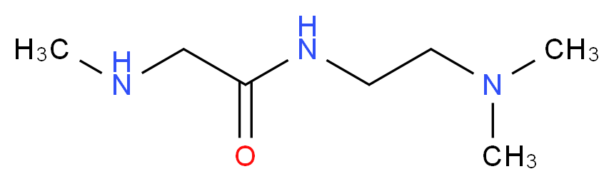 N-[2-(Dimethylamino)ethyl]-2-(methylamino)-acetamide_分子结构_CAS_)