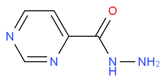 pyrimidine-4-carbohydrazide_分子结构_CAS_39513-54-7