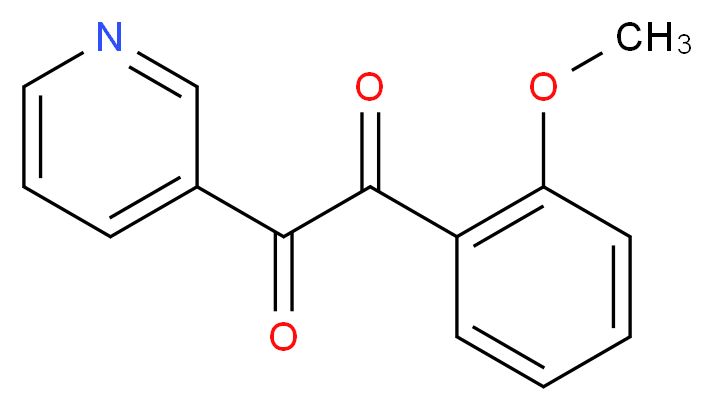 1-(2-METHOXYPHENYL)-2-(PYRIDIN-3-YL)ETHANE-1,2-DIONE_分子结构_CAS_1196154-29-6)