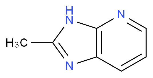 2-methyl-3H-imidazo[4,5-b]pyridine_分子结构_CAS_68175-07-5