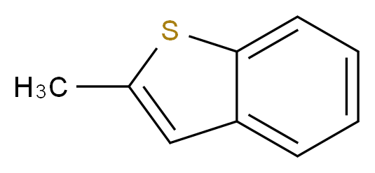 2-methyl-1-benzothiophene_分子结构_CAS_1195-14-8