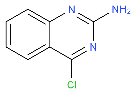 4-chloroquinazolin-2-amine_分子结构_CAS_124309-74-6