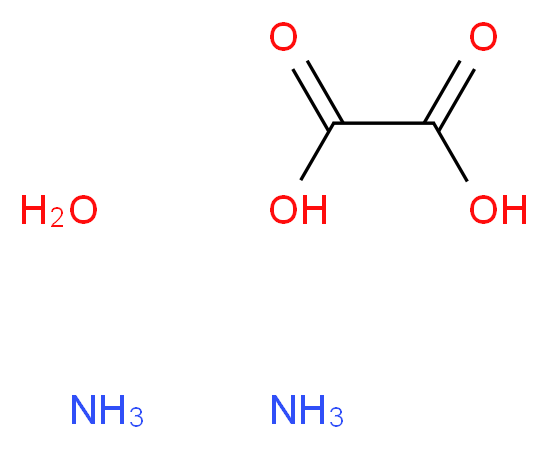 草酸铵 一水合物_分子结构_CAS_6009-70-7)
