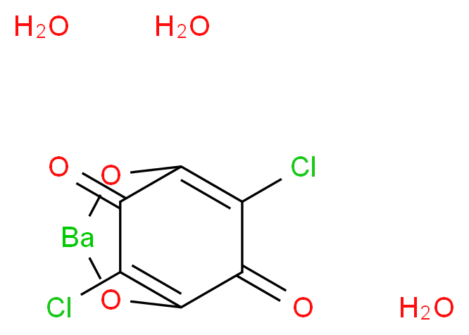 dichloro-2,4-dioxa-3-barabicyclo[3.2.2]nona-1(7),5(9)-diene-6,8-dione trihydrate_分子结构_CAS_32458-20-1