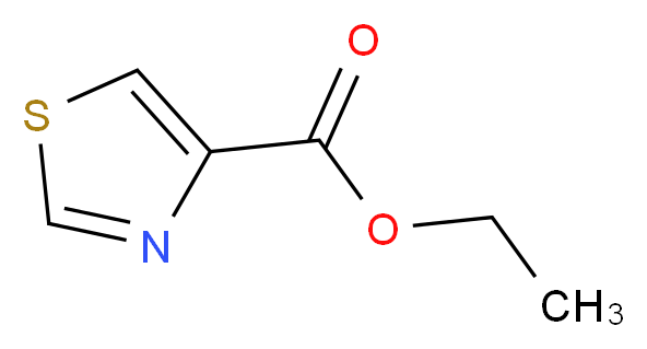 Ethyl 4-Thiazolecarboxylate_分子结构_CAS_14527-43-6)