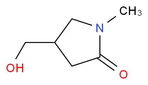 4-(Hydroxymethyl)-1-methylpyrrolidin-2-one_分子结构_CAS_59887-20-6)