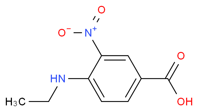 4-(Ethylamino)-3-nitrobenzoic acid_分子结构_CAS_2788-74-1)