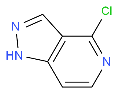 4-chloro-1H-pyrazolo[4,3-c]pyridine_分子结构_CAS_871836-51-0