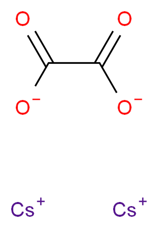 草酸铯_分子结构_CAS_1068-63-9)