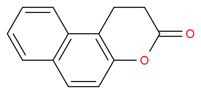 1H,2H,3H-naphtho[2,1-b]pyran-3-one_分子结构_CAS_5690-03-9