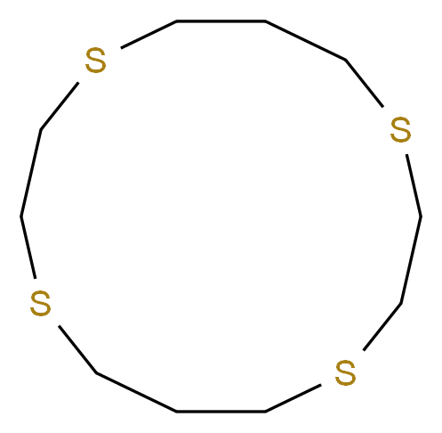 1,4,8,11-tetrathiacyclotetradecane_分子结构_CAS_24194-61-4