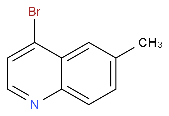 4-bromo-6-methylquinoline_分子结构_CAS_1070879-23-0