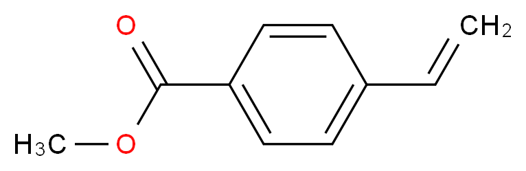 Methyl 4-vinylbenzoate_分子结构_CAS_1076-96-6)