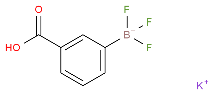 potassium (3-carboxyphenyl)trifluoroboranuide_分子结构_CAS_850313-91-6