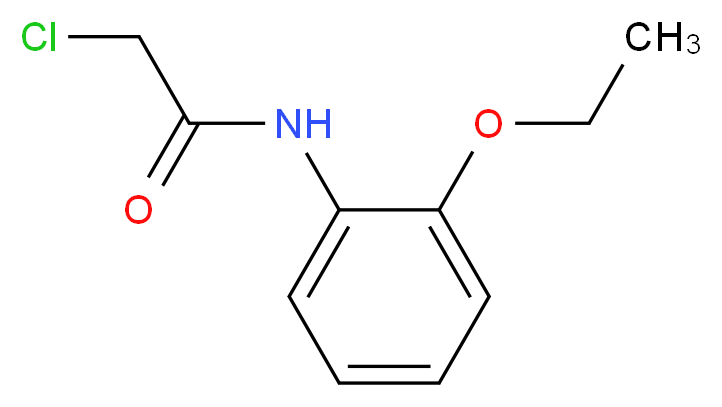 2-Chloro-N-(2-ethoxyphenyl)acetamide_分子结构_CAS_21118-77-4)