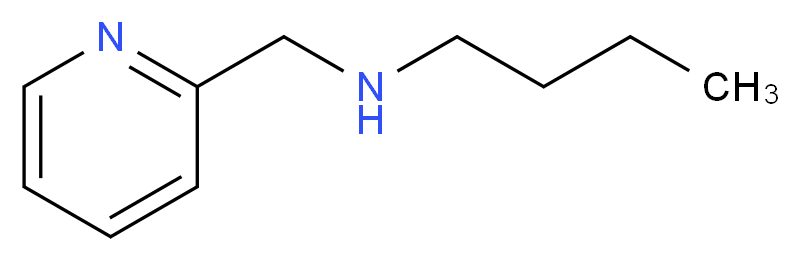 N-(2-pyridinylmethyl)-1-butanamine_分子结构_CAS_58061-48-6)