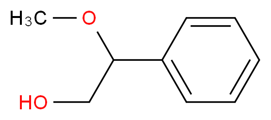 2-methoxy-2-phenylethan-1-ol_分子结构_CAS_2979-22-8