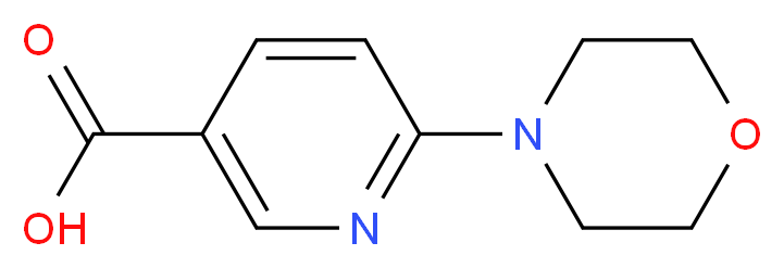 6-(morpholin-4-yl)pyridine-3-carboxylic acid_分子结构_CAS_120800-52-4