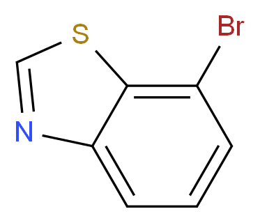 7-bromo-1,3-benzothiazole_分子结构_CAS_767-70-4