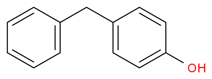 4-benzylphenol_分子结构_CAS_)