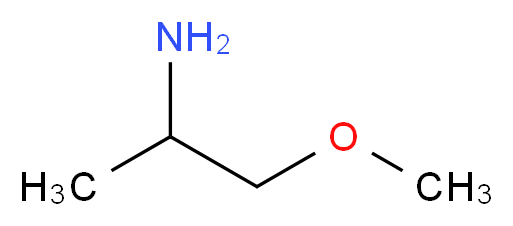 1-methoxypropan-2-amine_分子结构_CAS_37143-54-7