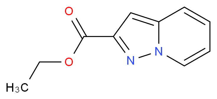 Ethyl pyrazolo[1,5-a]pyridine-2-carboxylate_分子结构_CAS_80537-14-0)