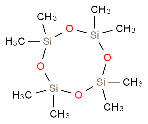 octamethyl-1,3,5,7,2,4,6,8-tetraoxatetrasilocane_分子结构_CAS_556-67-2