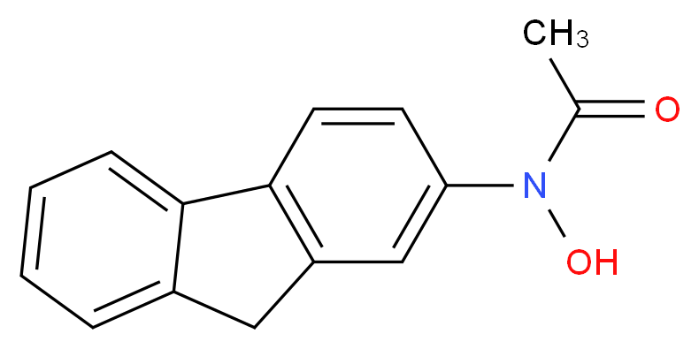 N-(9H-fluoren-2-yl)-N-hydroxyacetamide_分子结构_CAS_53-95-2