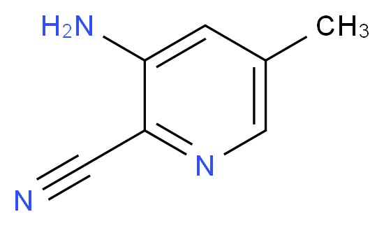 3-AMINO-2-CYANO-5-METHYLPYRIDINE_分子结构_CAS_1001635-30-8)