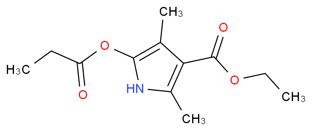 2,4-二甲基吡咯-3,5-二羧酸二乙酯_分子结构_CAS_2436-79-5)