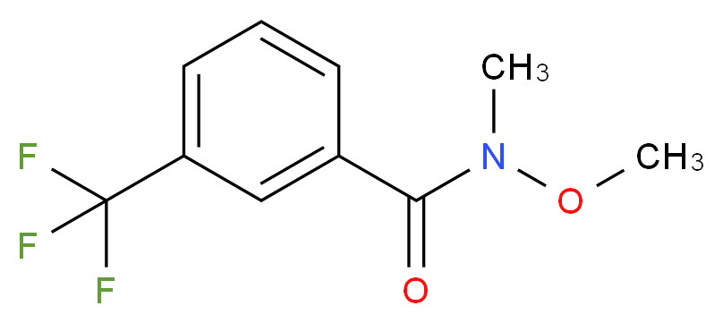 N-Methoxy-N-methyl-3-(trifluoromethyl)benzamide_分子结构_CAS_116332-62-8)