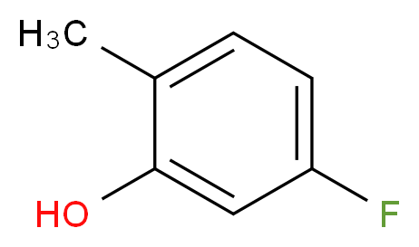 5-Fluoro-2-methylphenol_分子结构_CAS_452-85-7)