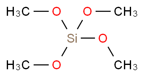 Tetramethyl orthosilicate_分子结构_CAS_681-84-5)