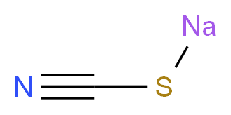 (sodiosulfanyl)carbonitrile_分子结构_CAS_540-72-7