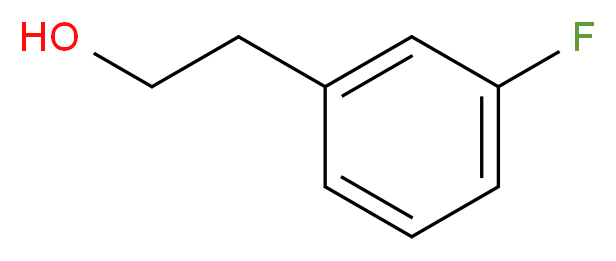 2-(3-Fluorophenyl)ethylalcohol_分子结构_CAS_52059-53-7)