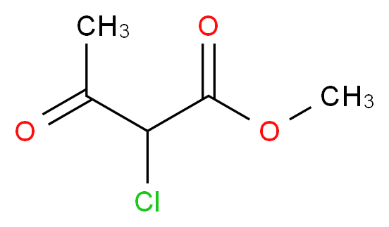 methyl 2-chloro-3-oxobutanoate_分子结构_CAS_4755-81-1