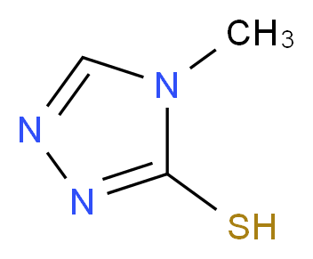 4-甲基-4H-3-巯基-1,2,4-三氮唑_分子结构_CAS_24854-43-1)