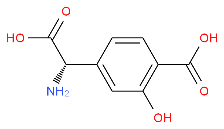 4-Carboxy-3-hydroxy-L-phenylglycine_分子结构_CAS_85148-82-9)