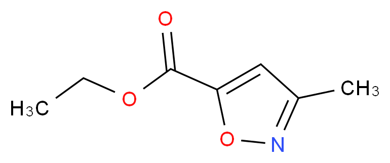 ethyl 3-methyl-1,2-oxazole-5-carboxylate_分子结构_CAS_63366-79-0
