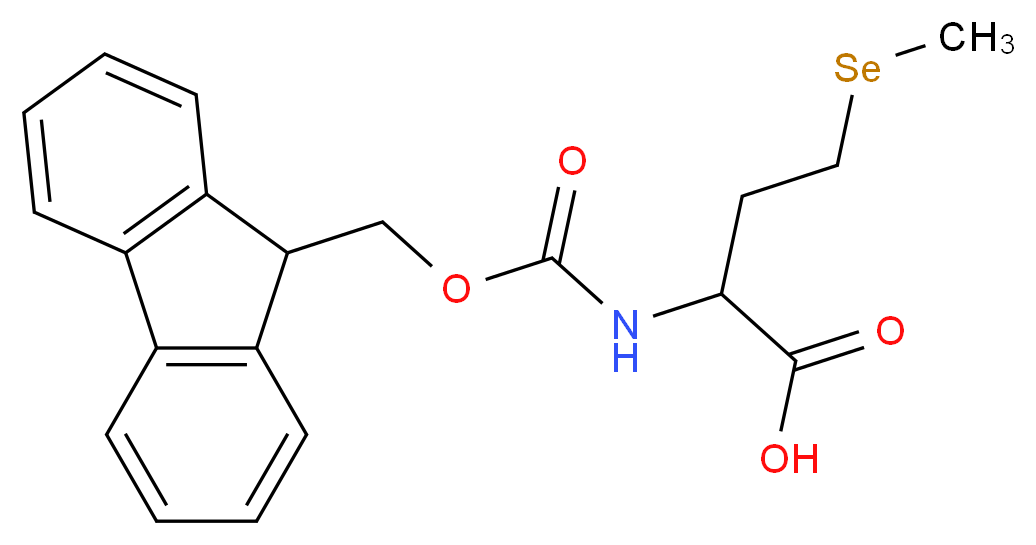 Fmoc-DL-selenomethionine_分子结构_CAS_)