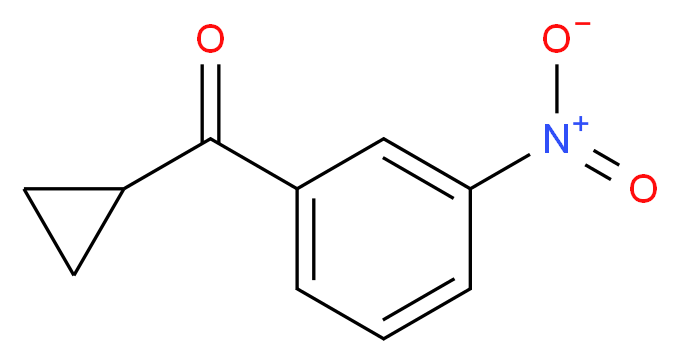 cyclopropyl(3-nitrophenyl)methanone_分子结构_CAS_5680-51-3