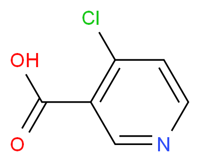 4-chloropyridine-3-carboxylic acid_分子结构_CAS_)