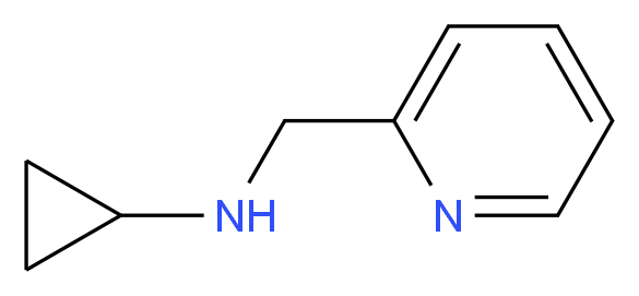 N-(pyridin-2-ylmethyl)cyclopropanamine_分子结构_CAS_626210-44-4