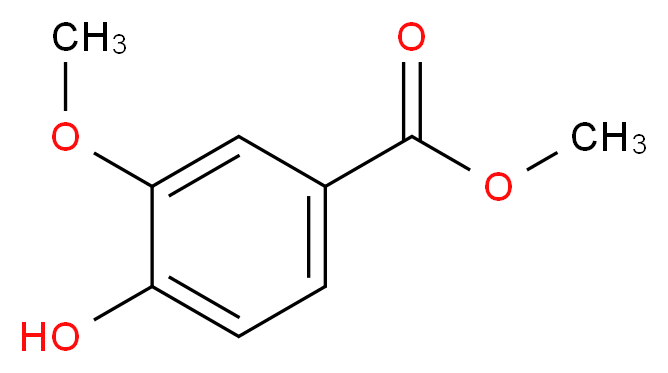 Methyl vanillate_分子结构_CAS_3943-74-6)