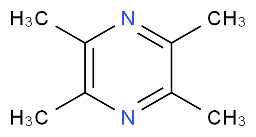 2,3,5,6-TETRAMETHYL PYRAZINE_分子结构_CAS_1124-11-4)